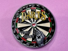 Throwing Darts – Your Heart Dart Game Love Board Sports Bar Novelty Belt Buckle
