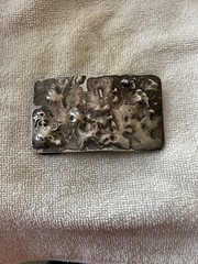Vintage Modern Modernist Abstract Belt Buckle Brutalist