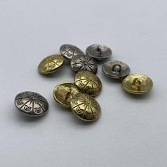 Brass Round Sewing Button Clothing Classic Button DIY lot