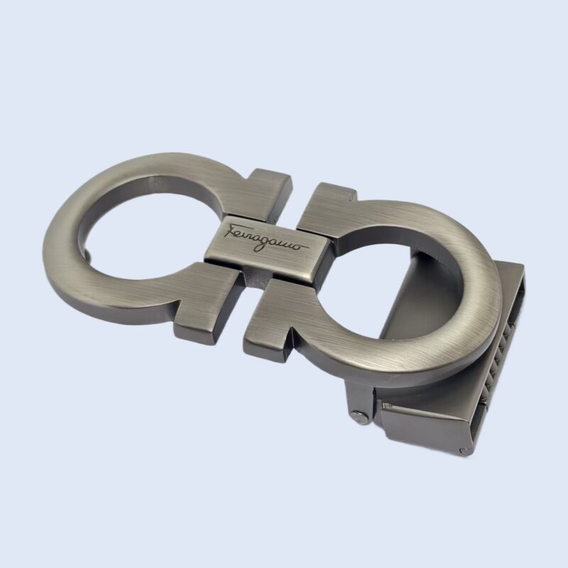 Brushed gunmeta Salvatore Ferragamo Alloy Classic belt Buckle for 34-35mm belt