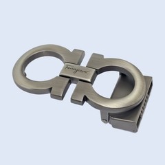 Brushed gunmeta Salvatore Ferragamo Alloy Classic belt Buckle for 34-35mm belt