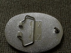 8th Cavalry Honor and Courage Army Solid Brass Belt Buckle (Oval)