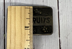 Vintage Henry Heide Jujyfruits 2&Prime; Belt Buckle Oden 1975