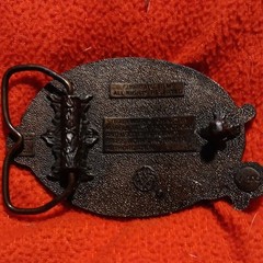Men&rsquo;s Vintage Western Oval Belt Buckle Bronze Tone Fits 1.5in