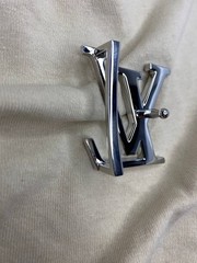 Louis Vuitton LV Initiales 40mm 1.5` Belt Buckle Silver Tone Replacement Buckle