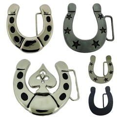 New Horse shoe Belt Buckle Men Women Cowboy Cowgirl Western Rodeo Old West Texas