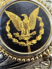 24k GOLD PLATED VINTAGE BELT BUCKLE RARE