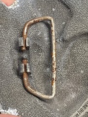HEAVY METAL MFG. Belt Buckle Flaming Heart Barb Wire Metal DD2