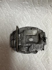 Vintage 1987 Siskiyou Machinist Belt Buckle