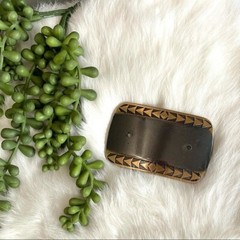 Belt Buckle Black & Copper Rodeo Western Bull Rider Cowboy Cowgirl