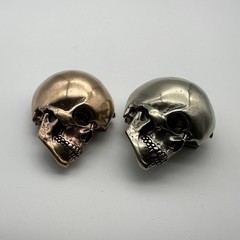 Copper Skull Buckle Hand Crafted Leather Belt Buckle DIY Hardware