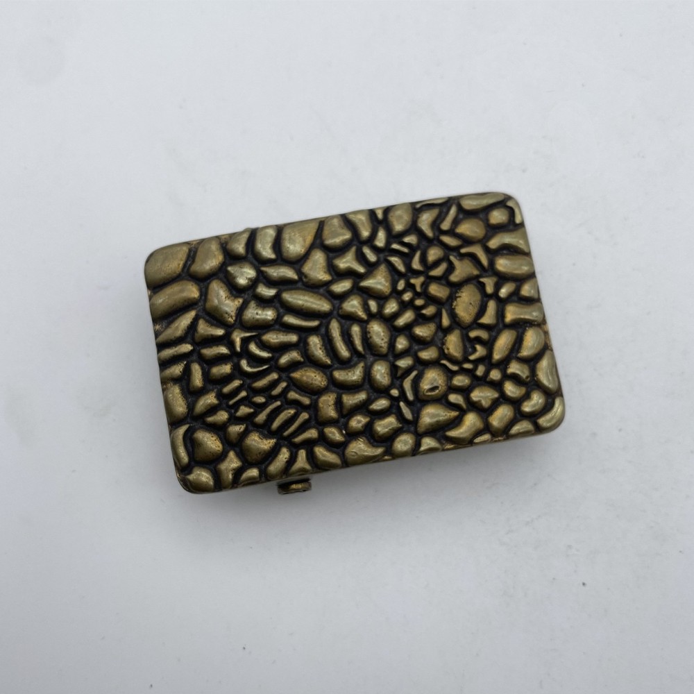 Antique Copper Casted Buckle,Retro Brass Plain Buckle
