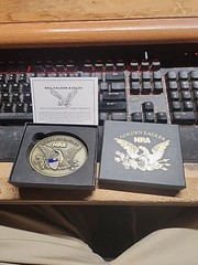NRA Golden Eagles 2015 Commemorative Belt Buckle NEW