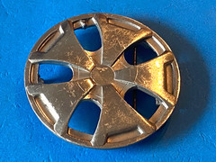 Vintage Bergamot Mag Wheel Rim Rims Hub cap Belt Buckle