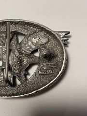 Enchantment 2002 Eagle Belt Buckle Silver Tone.