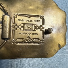VTG Southern Comfort Vintage Belt Buckle Brass Metal Made In USA