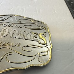 Tequila Cazadores 100% De Agave Belt Buckle 5 X 3.5 Inches 7 Oz