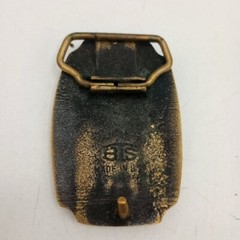 Firefighter 1910 Seagrave Fire Truck Belt Buckle Solid Brass BTS Made USA