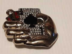 4 ACES PLAYING CARD 4 OF KIND / HAND Metal Belt Buckle