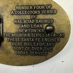 Railroad Savings « Mountain Series » 1985 Since 1896 # 4 of a Collectors Series