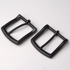 3.9cm Heavy Duty Single Prong Belt Buckle Black Metal Buckle Replacement