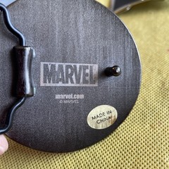 Marvel Heroes Deadpool Graphic Belt Buckle Black Red Clamp Closure Anchor