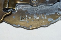 Vintage 1981 Limited Edition of 1100 HESSTON HWCA Local Brass BELT BUCKLE USA