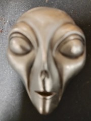 👽 GREY ALIEN BELT BUCKLE 👽 ANCIENT ALIEN👽 SCI-FI 👽 BIKER👽