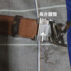Louis Vuitton Pre-Owned Belt Monogram 3Cm Width Length 102 Buckle 5Cm
