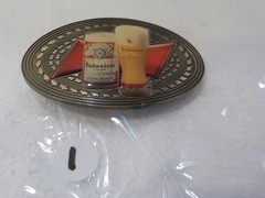 2010 Limited Edition Budweiser Beer Glass Belt Buckle Fits up to 1.5&Prime; Belt
