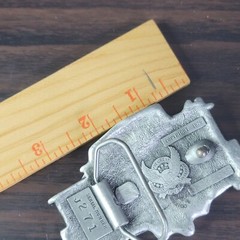 Vintage The Great American Chicago Train Caboose Mens Belt Buckle