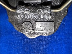 SISKIYOU THE AMERICAN VETERAN COMMEMORATIVE BELT BUCKLE 1987 LIMITED ED.186/2500