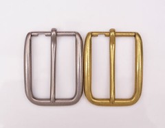 Retro Brass Long Big Heavy Single Prong Pin Leather Belt Buckle Fits 40MM Strap