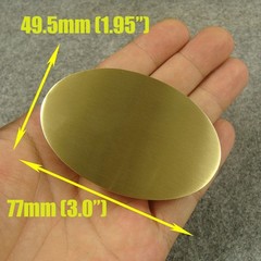 Solid Brass Oval Belt Buckles For 1.5 inch Belt / Men&rsquo;s Belt Pin Buckle Z069N