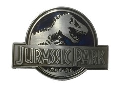 Jurassic Park Logo Novelty Metal Enamel Belt Buckle