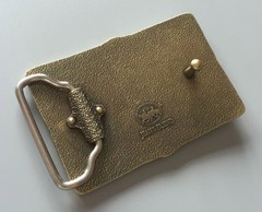 NEW BRONZE PLATED CELTIC IRISH CROSS KNOT VINTAGE RECTANGLE BELT BUCKLE