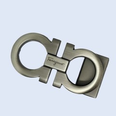 Brushed gunmeta Salvatore Ferragamo Alloy Classic belt Buckle for 34-35mm belt