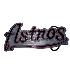 MLB Pewter Belt Buckle Houston Astros