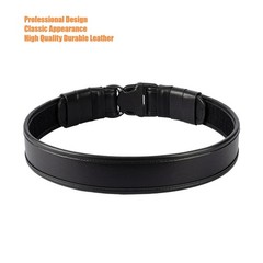 TACNEX 2&Prime; Duty Belt w/Hook Lining 4 Keepers 1.5&Prime; X-Large, Plain Black