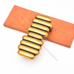 Brass Plated Western Rodeo Ranger Jeans Leather Waist Belt Buckle Fit 20mm Strap