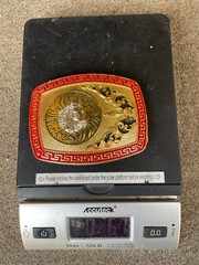 Western Buckle Gold Silver Red Horse Head Buckle Cowboy 2 » Hebillas Vaqueras