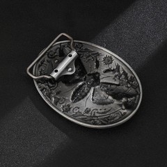 HLYMPONY Western Cowboy Vintage Rodeo Skull One Size Fits Most, 1# Grey Moth