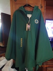 Officially Licensed NFL Mens Softshell Hooded Poncho DIFFERENT TEAMS