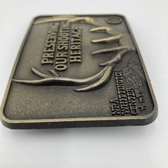 Vintage NRA Whittington Center Preserving Our Shooting Heritae Belt Buckle