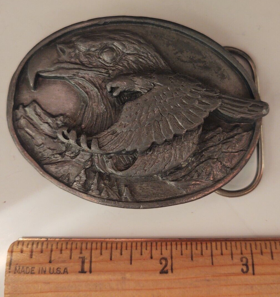 Double Eagle Belt Buckle from Siskiyou Buckle Co. c. 1989