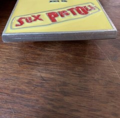 Vintage Sex Pistols Belt Buckle Never Mind The Bollocks Metal Yellow Punk Rock