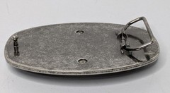 On Tap Belt Buckle Bottle Opener High Flier Beverage Black Red Silver