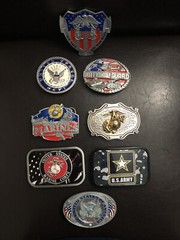 United States Military Metal Belt Buckle – Choose from 8 Different Styles NEW