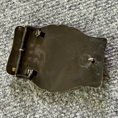 Vintage Honda Belt Buckle Mens Gold Western Eagle Logo Rectangular 1978