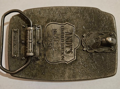 Vintage Belt Buckle – Limited Edition Andy&rsquo;s Jazz Club Chicago Jazz at Five 1982